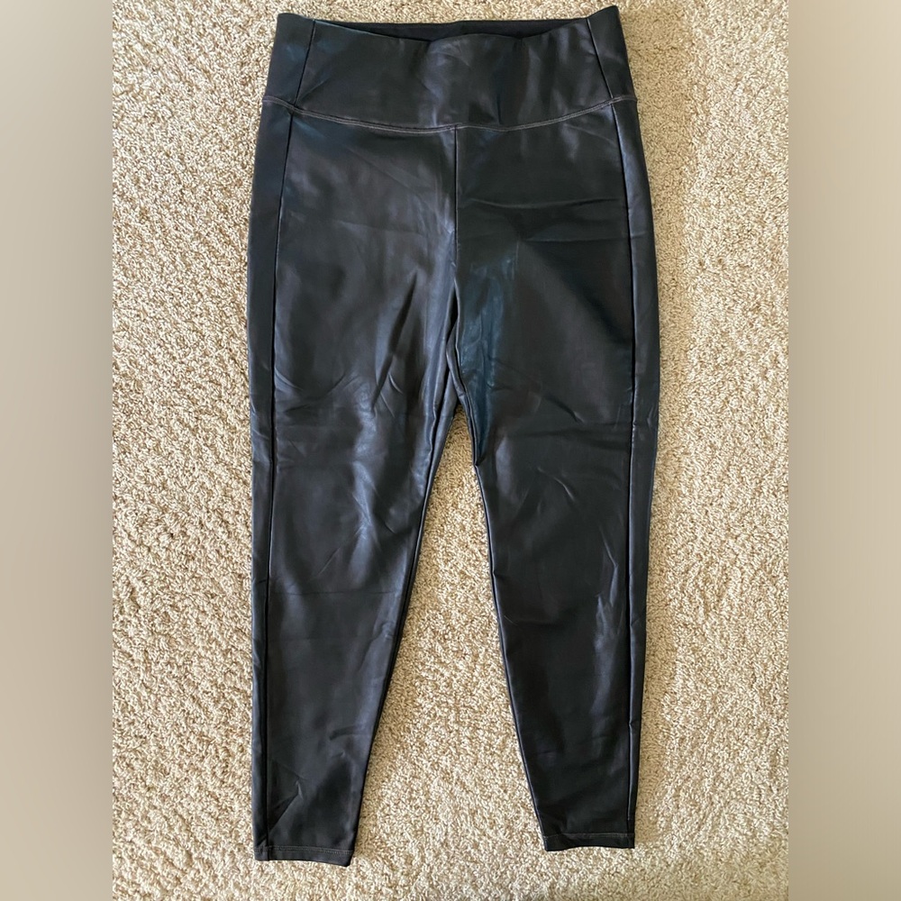 Athleta Faux Leather Leggings